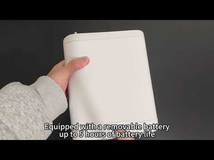 Concentrateur d'oxygène portable à débit pulsé réglable de 1 à 8, autonomie de 5 heures - BE12