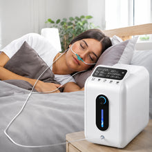 Quiet 9L home oxygen concentrator designed for nighttime oxygen therapy and sleep use