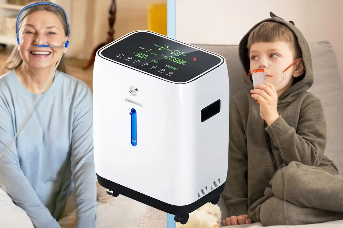 YK1002 10L home oxygen concentrator with integrated nebulization function
