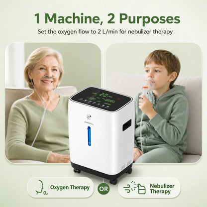 YK1002 10L home oxygen concentrator with integrated nebulizer function