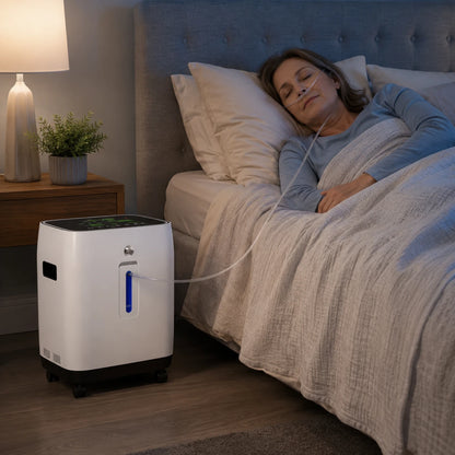 YK1002 10L home oxygen concentrator with quiet operation for comfortable sleep use