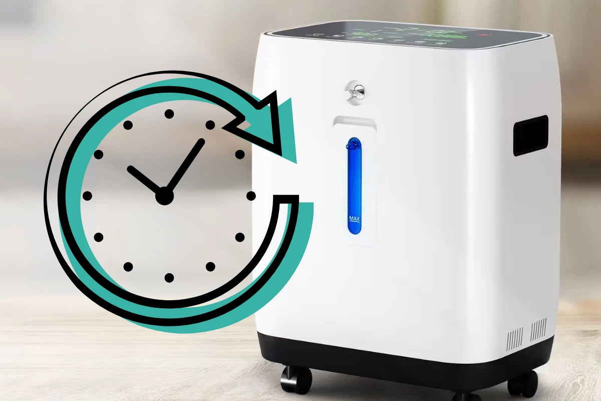 YK1002 10L home oxygen concentrator with adjustable timer function